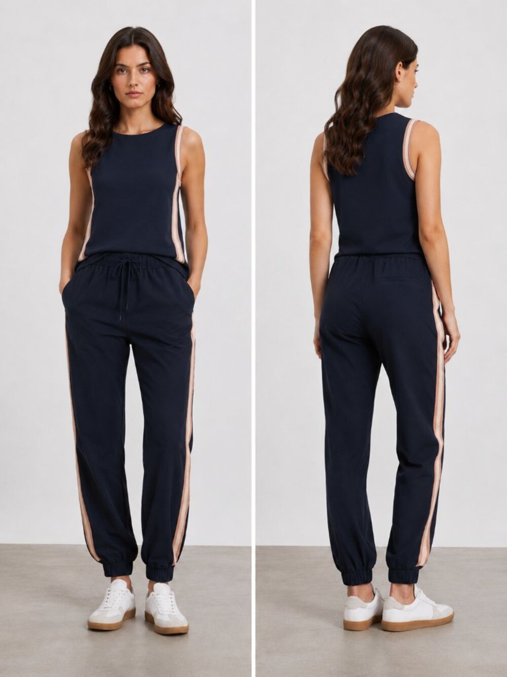 NWT Zara Basic Women's Z1975 Tencel Denim Collection Joggers ONLY Blue S